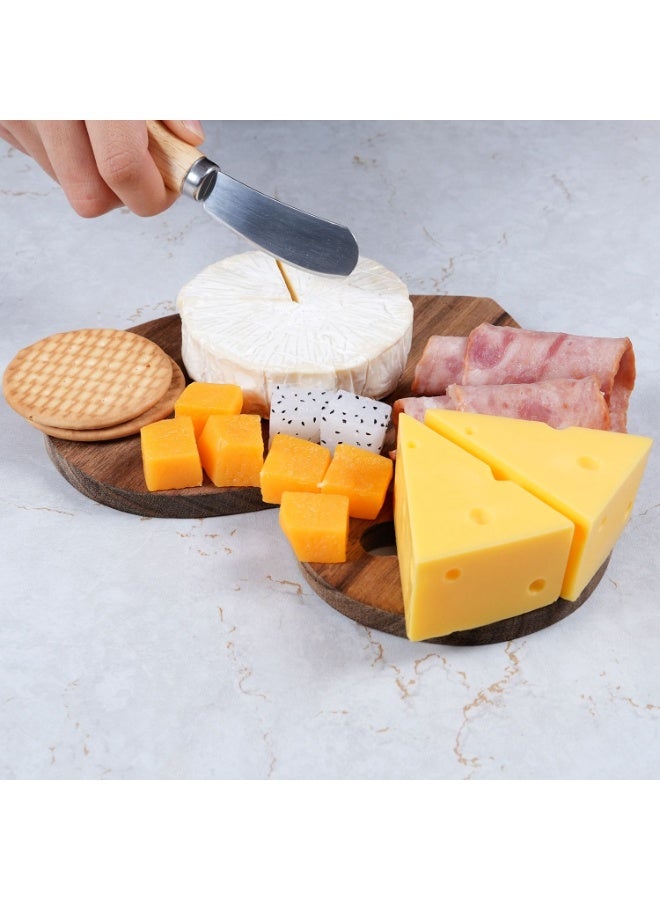 Home Smart Acacia Wood Cheese Board Heart Shaped cheese board with Utensils and Gift Packing Ideal for Food Serving and Perfect addition in your Kitchen. - Image 5